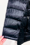 Manteau puffer noir en duvet* seconde main - Andrew Marc- La Penderie du Paradis
