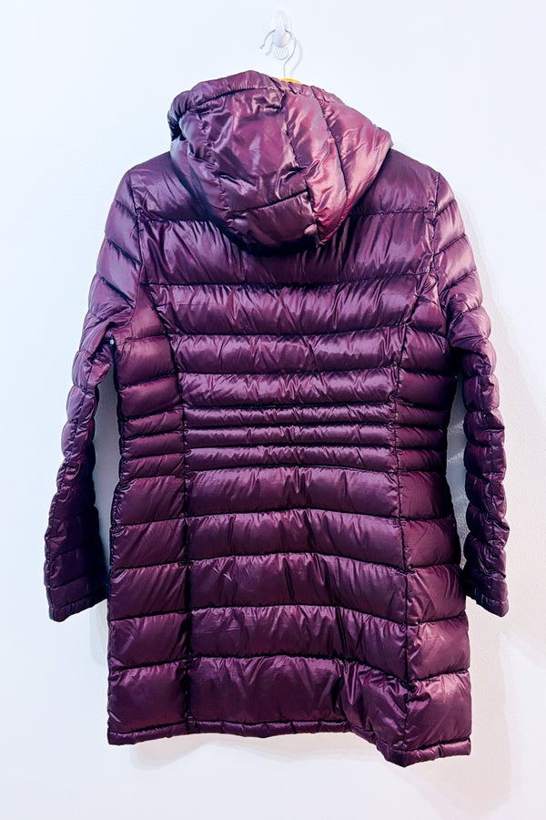 Manteau en duvet puffer bourgogne* seconde main - Andrew Marc- La Penderie du Paradis