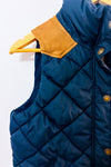 Veste puffer marine sans manches à capuchon seconde main - H&M- La Penderie du Paradis