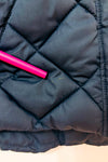 Veste puffer marine sans manches à capuchon seconde main - H&M- La Penderie du Paradis