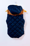 Veste puffer marine sans manches à capuchon seconde main - H&M- La Penderie du Paradis