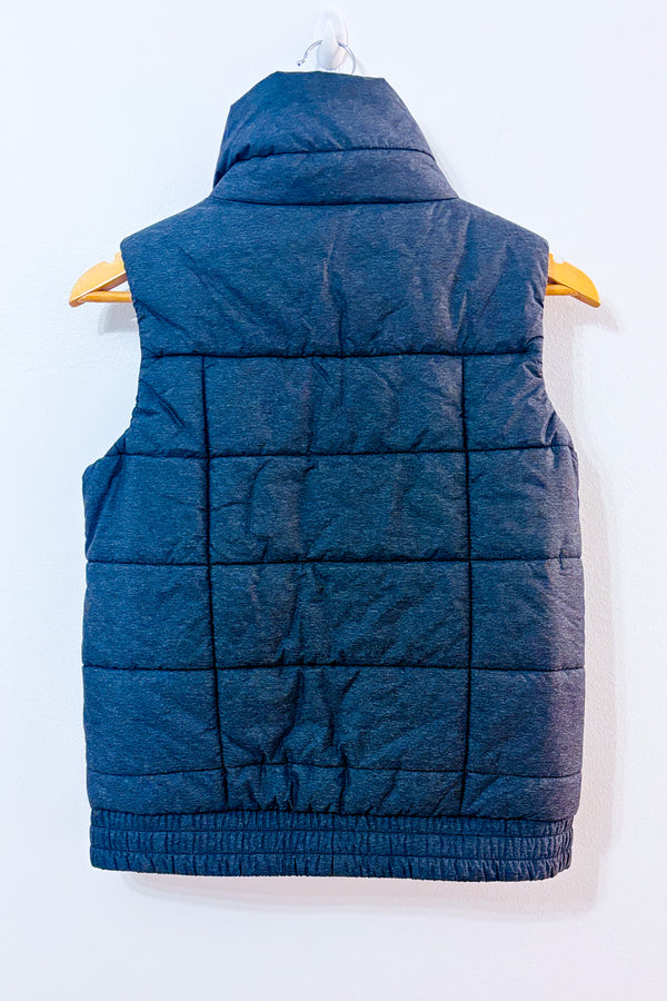 Veste puffer grise sans manche* seconde main - Adidas- La Penderie du Paradis