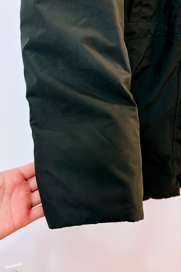 Parka d’hiver kaki imperméable à capuchon* seconde main - Helly Hansen- La Penderie du Paradis