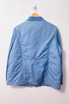Manteau léger bleu à manches en tricot seconde main - Magnifica- La Penderie du Paradis