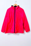 Veste fuchsia zippée à col montant