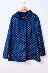Imperméable réversible marine à pois blancs et capuchon* seconde main - Autres- La Penderie du Paradis