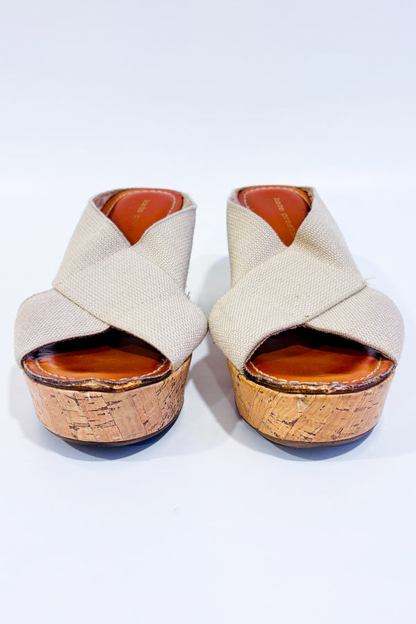 Mules en jutte (8.5)-Kate Preston-La Penderie du Paradis 🕊