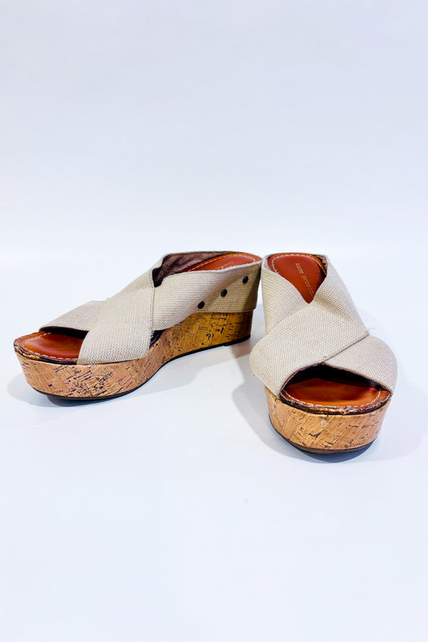 Mules en jutte (8.5)-Kate Preston-La Penderie du Paradis 🕊