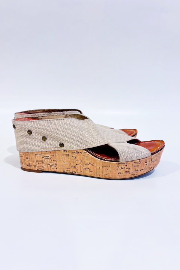 Mules en jutte (8.5)-Kate Preston-La Penderie du Paradis 🕊