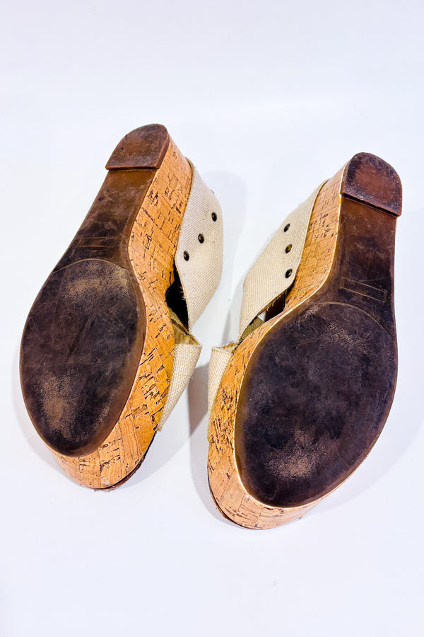 Mules en jutte (8.5)-Kate Preston-La Penderie du Paradis 🕊