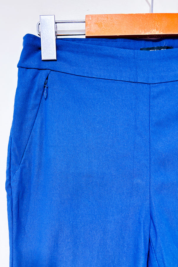 Pantalon capri bleu extensible (m)-RW&CO.-La Penderie du Paradis 🕊