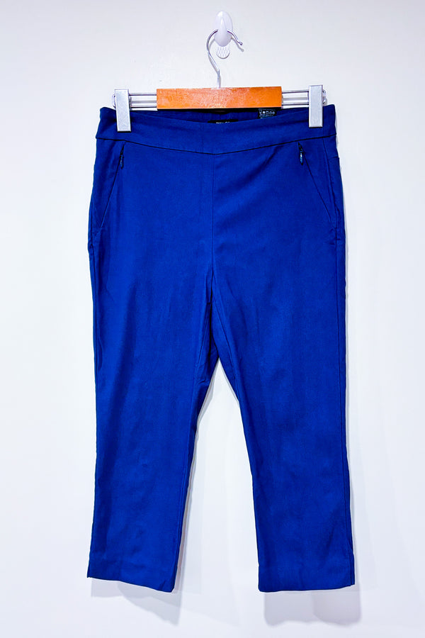 Pantalon capri bleu extensible (m)-RW&CO.-La Penderie du Paradis 🕊