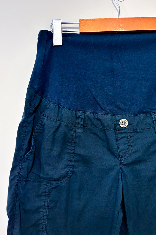 Pantalon cargo 3/4 marine (m) - Maternité seconde main Thyme