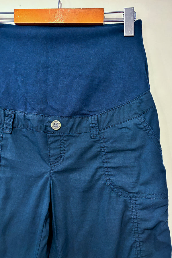 Pantalon cargo 3/4 marine (m) - Maternité seconde main Thyme