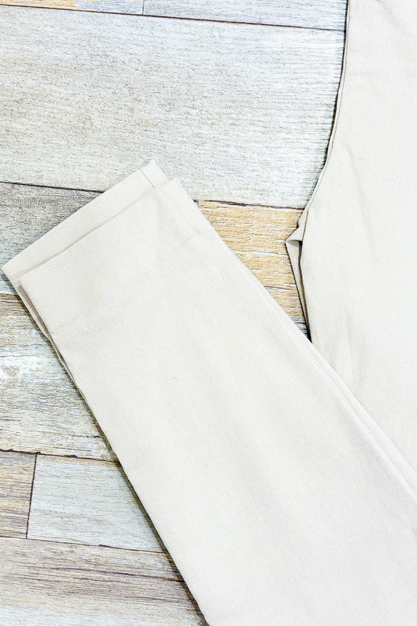 Pantalon extensible beige jambe étroite (xs) - Camber & Grace - La Penderie du Paradis 🕊
