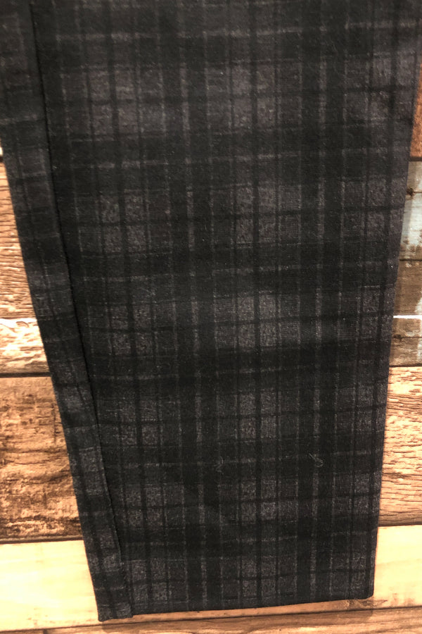 Pantalon gris à carreaux (m) seconde main Dalia
