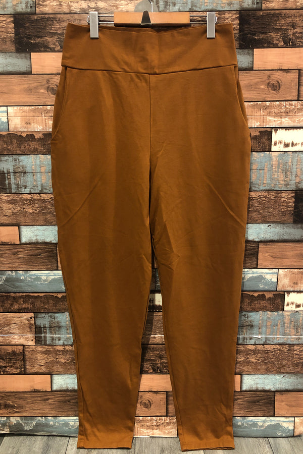 Pantalon Harry orange brulé (l) seconde main Melow