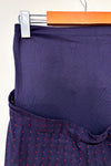 Pantalon marine avec losanges rouges (xs) - Maternité seconde main Stork & Babe
