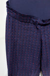 Pantalon marine avec losanges rouges (xs) - Maternité seconde main Stork & Babe