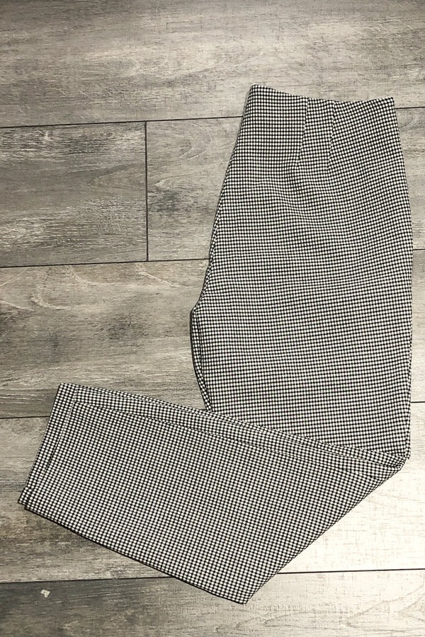 Pantalon noir et blanc à carreaux (s) seconde main Tristan
