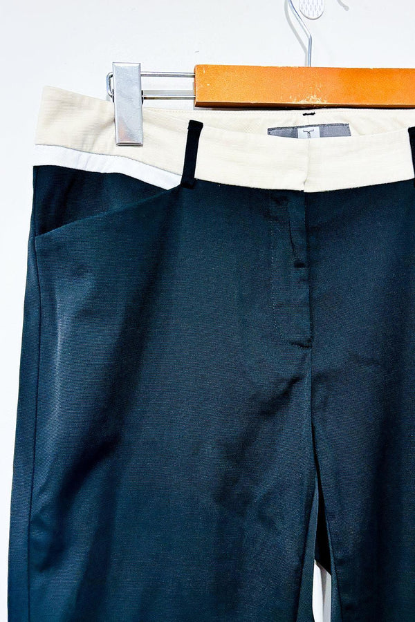 Pantalon noir jambe étroite (m) seconde main Tristan