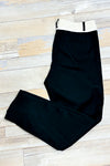 Pantalon noir jambe étroite (m) seconde main Tristan