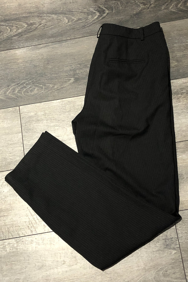 Pantalon noir rayé (m) seconde main Tristan
