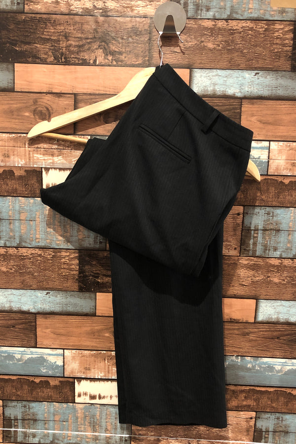 Pantalon noir rayé (m) seconde main Tristan