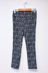 Pantalon extensible marine et blanc à motifs (xs)-Lisette-La Penderie du Paradis 🕊