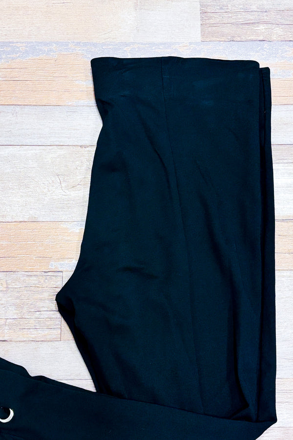 Pantalon extensible noir (xl)-Simon Chang-La Penderie du Paradis 🕊