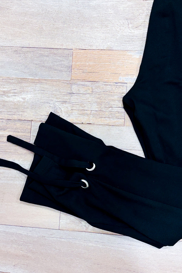 Pantalon extensible noir (xl)-Simon Chang-La Penderie du Paradis 🕊