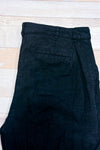 Pantalon court noir en lin (xxl)-Reitmans-La Penderie du Paradis 🕊