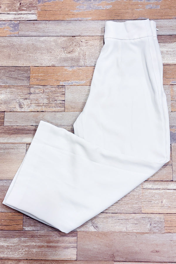 Pantalon ample crème à taille haute (s)-Zara-La Penderie du Paradis 🕊