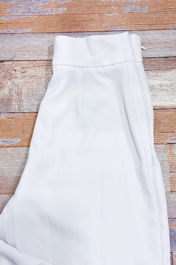 Pantalon ample crème à taille haute (s)-Zara-La Penderie du Paradis 🕊