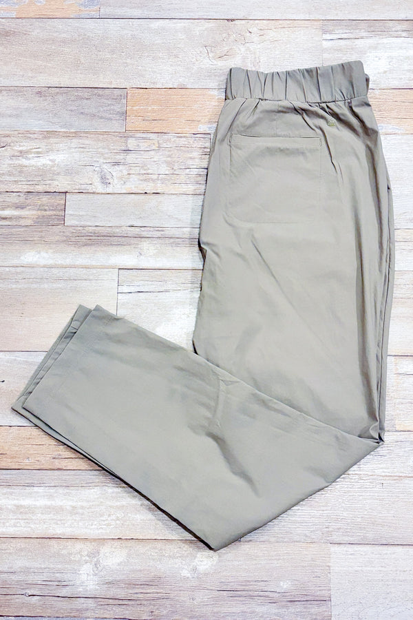 Pantalon de nylon beige (m)-Modern Ambition-La Penderie du Paradis 🕊