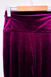 Pantalon en velours prune (s) *-Norma Kamali-La Penderie du Paradis 🕊