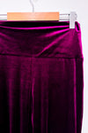 Pantalon en velours prune (s) *-Norma Kamali-La Penderie du Paradis 🕊