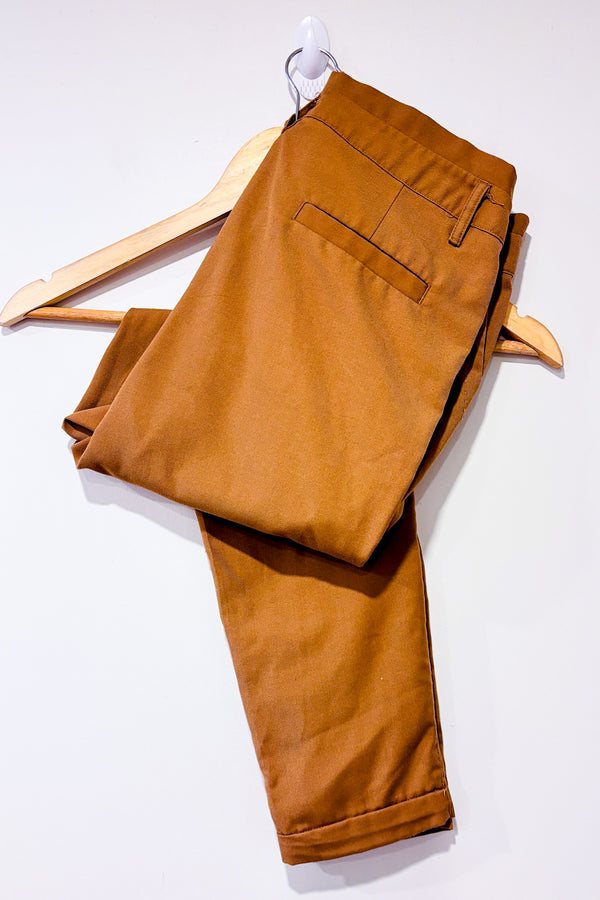 Pantalon taupe (s)-H&M-La Penderie du Paradis 🕊