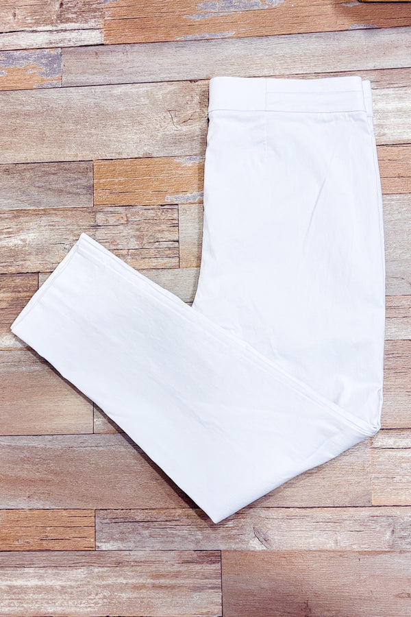 Pantalon exentislbe blanc jambe droite (l)-Laura-La Penderie du Paradis 🕊
