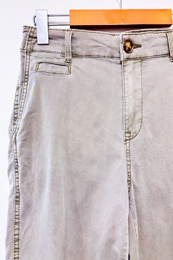 Pantalon utility kaki à taille haute (long) (s)-Reitmans-La Penderie du Paradis 🕊