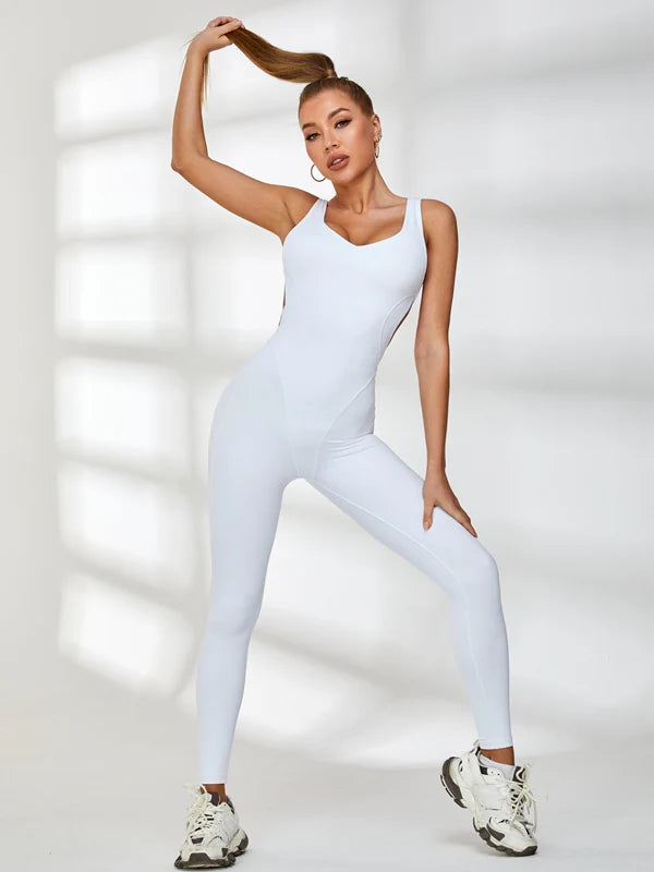 Jumpsuit blanc Fly Eye Cutout (m)*-Zasuwa-La Penderie du Paradis 🕊