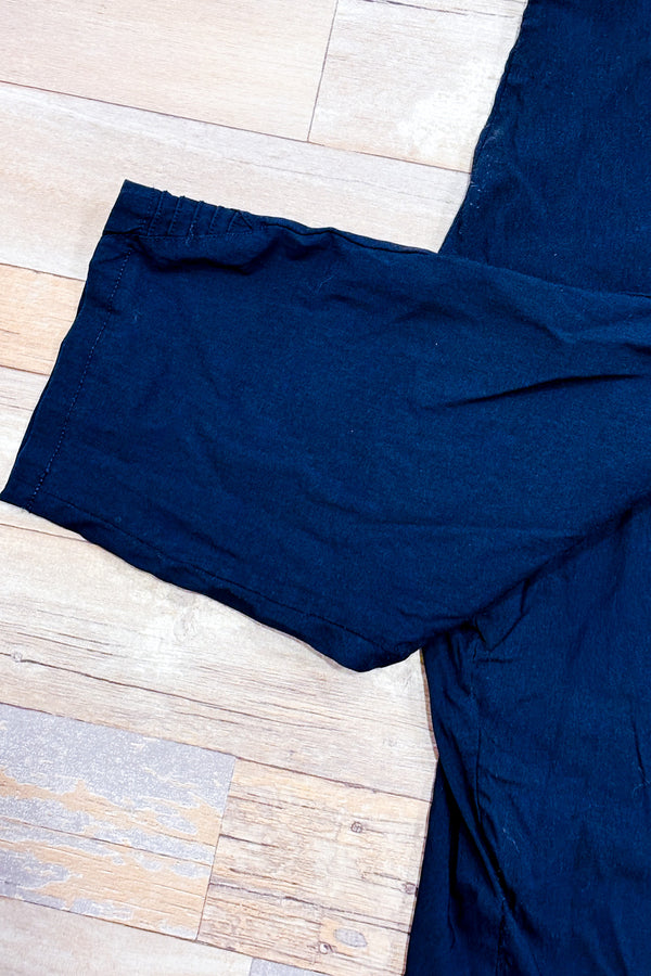 Pantalon capri marine extensible (l)-Emotions-La Penderie du Paradis 🕊