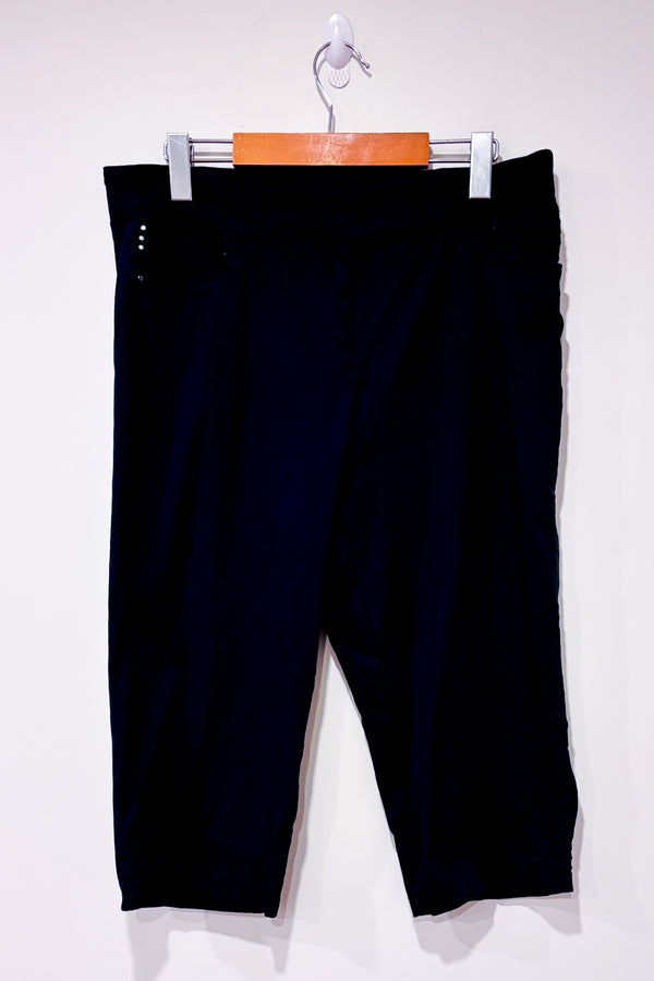 Pantalon capri marine extensible (l)-Emotions-La Penderie du Paradis 🕊