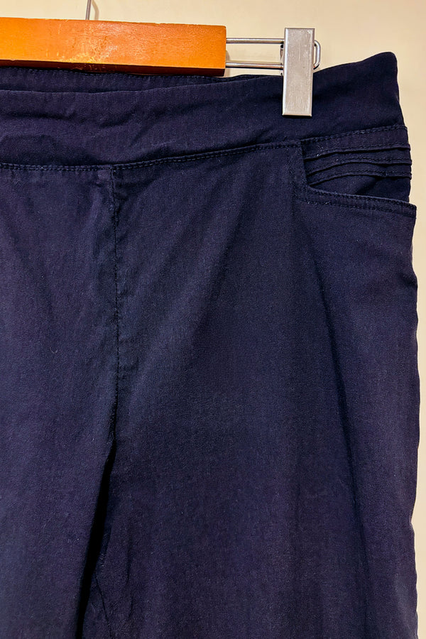 Pantalon capri marine extensible (l)-Emotions-La Penderie du Paradis 🕊