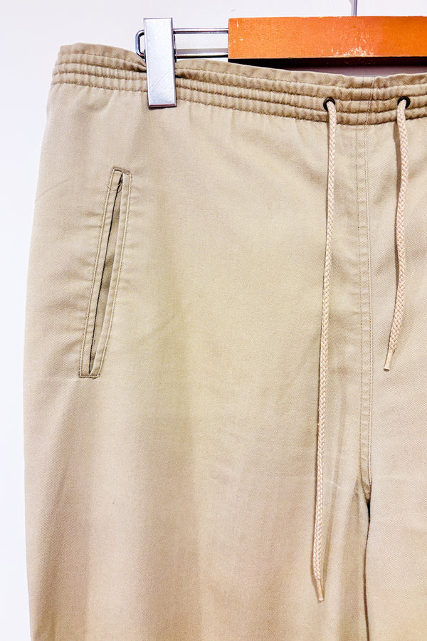 Pantalon vintage beige jambe droite (m)-Alia-La Penderie du Paradis 🕊