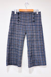 Pantalon 3/4 bleu et gris à carreaux (s)*-Bodybag by Jude-La Penderie du Paradis 🕊