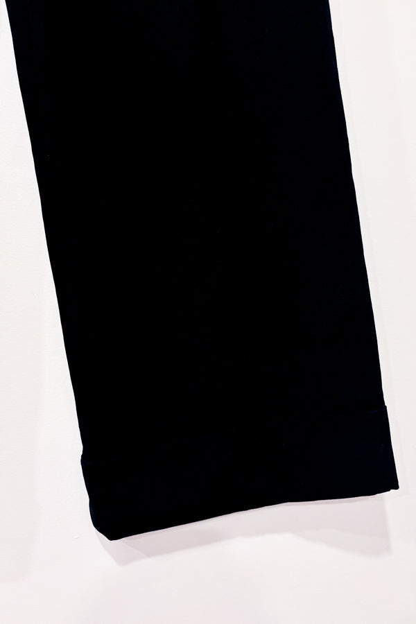 Pantalon noir jambe ample avec poches devant (s)*-Cue-La Penderie du Paradis 🕊