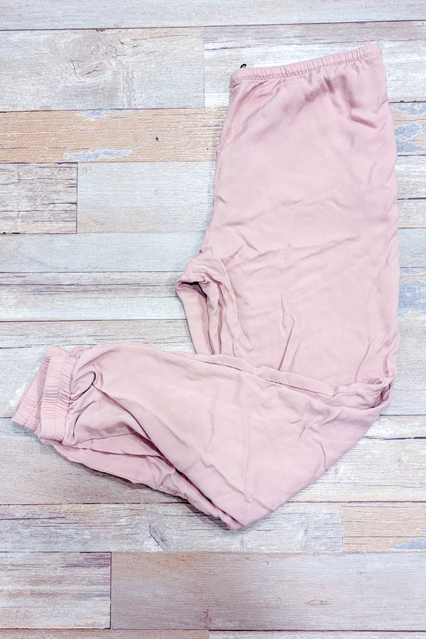 Pantalon fliude rose (s) seconde main - H&M- La Penderie du Paradis