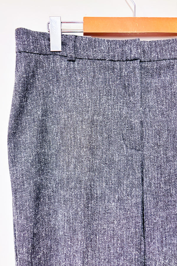Pantalon gris jambe droite (l)* seconde main - Cazza Petite- La Penderie du Paradis