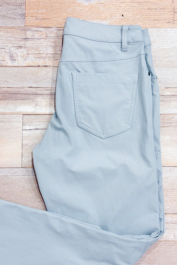 Pantalon gris jambe droite* seconde main - Lululemon- La Penderie du Paradis